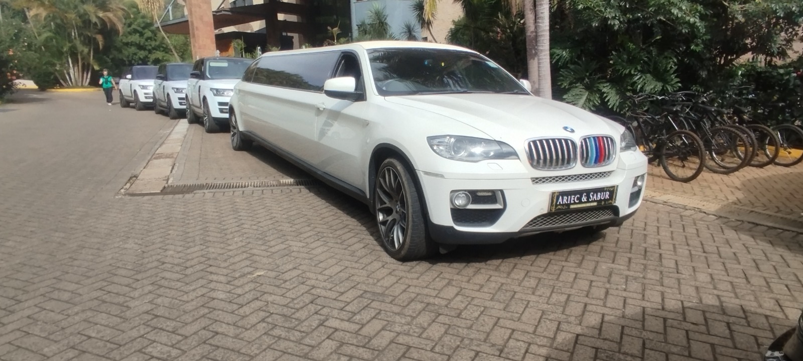 BMW Stretch Limousine for car hire in Nairobi