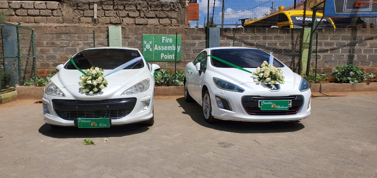 Peugeot Wedding Pair for car hire in Nairobi
