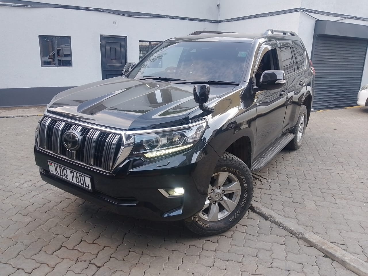Toyota Prado (Black) for car hire in Nairobi