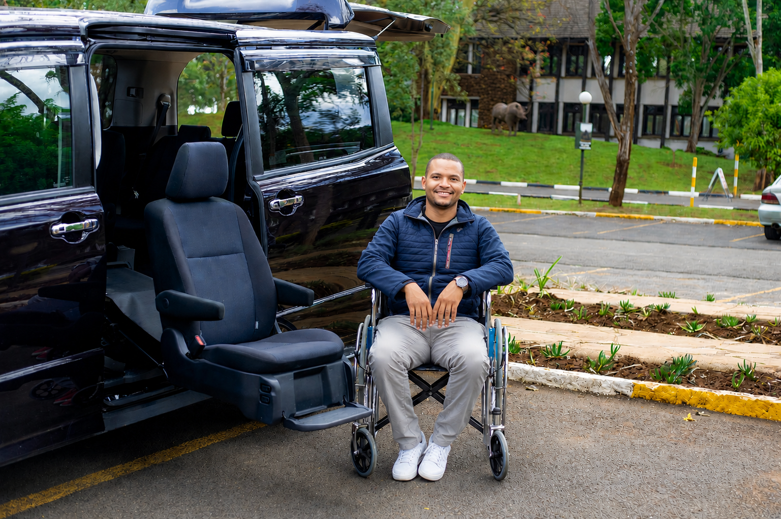 Wheelchair-Accessible Van for car hire in Nairobi