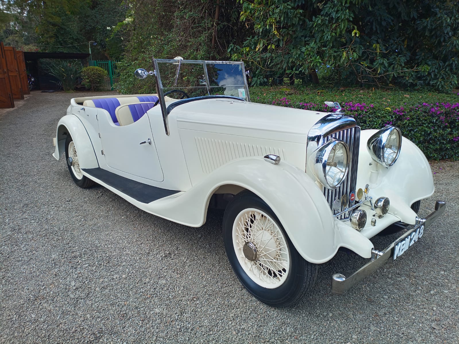 Vintage Convertible for car hire in Nairobi