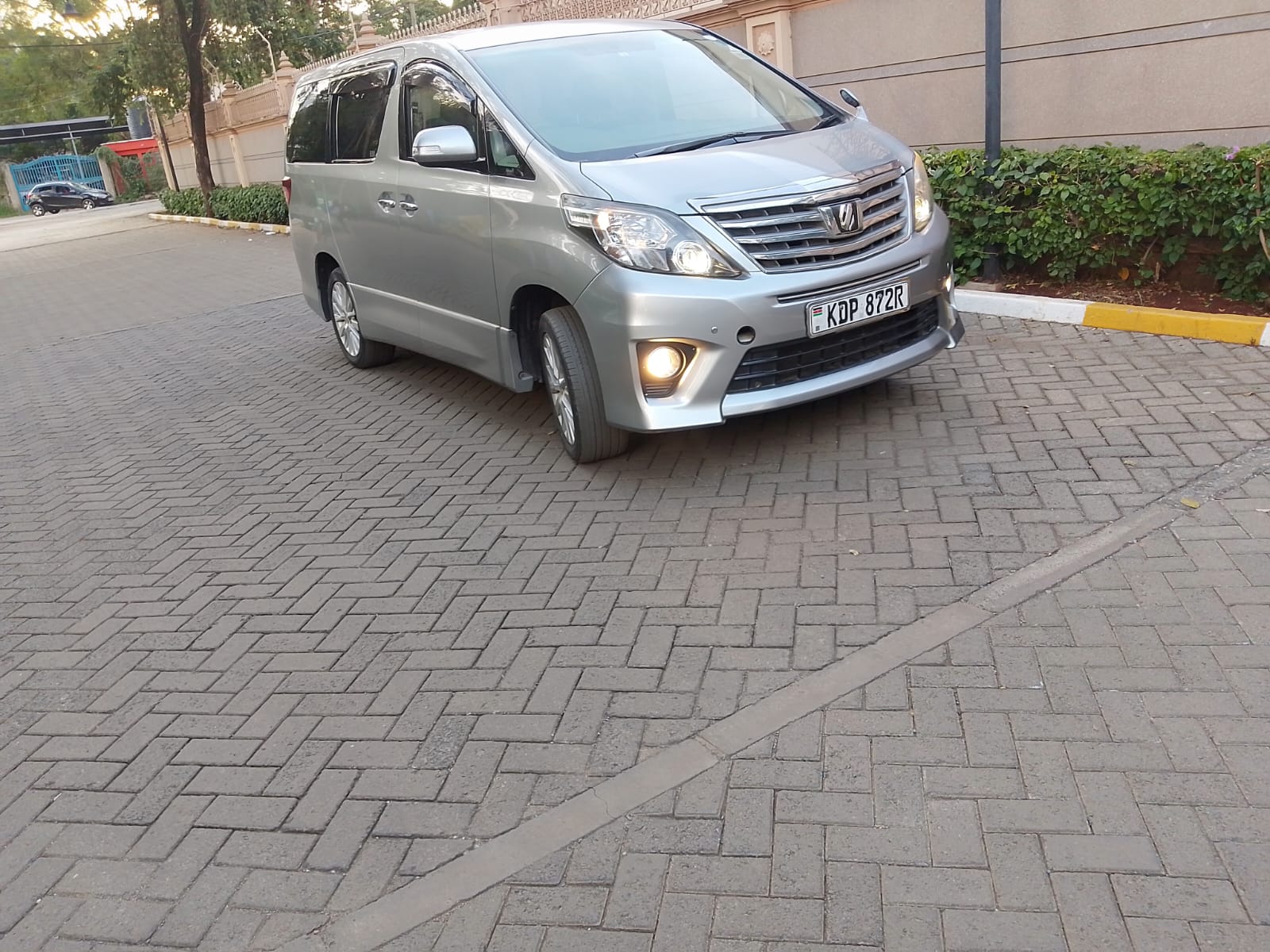 Toyota Alphard (Rear) for car hire in Nairobi