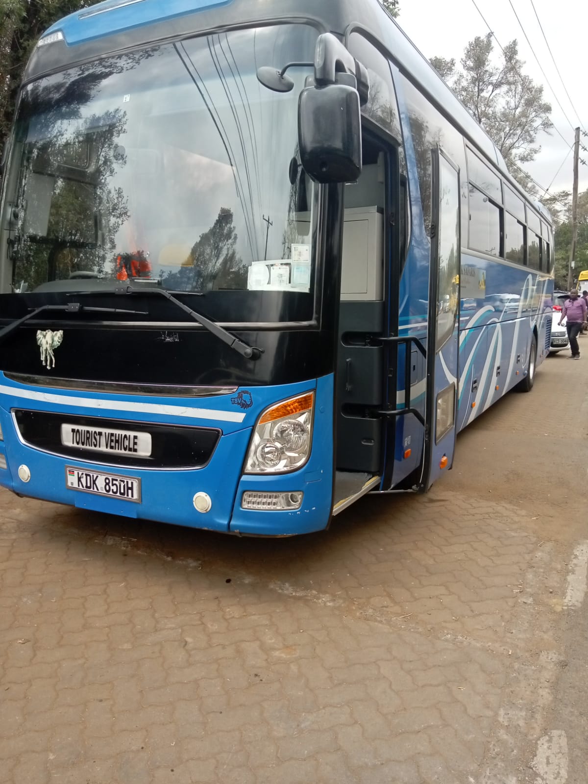Executive Blue Coach for car hire in Nairobi