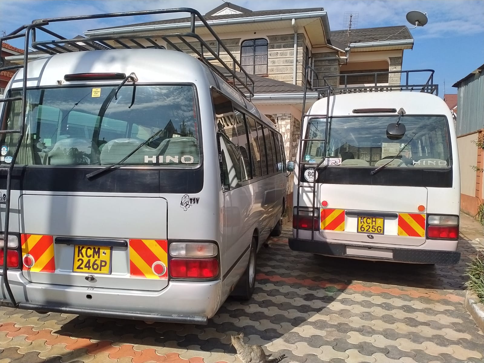 Hino Coaster (Silver) for car hire in Nairobi